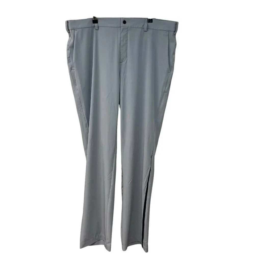 Nike Golf Tour Performance Gray Stretch Pants Slash Pockets 38 x 34 Vented